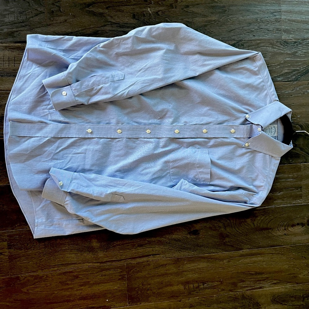 Blue Brooks Brothers Button-Up